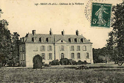 Old postcard Chateau la Mothaye - B&B Chateau La Mothaye - Loire valley